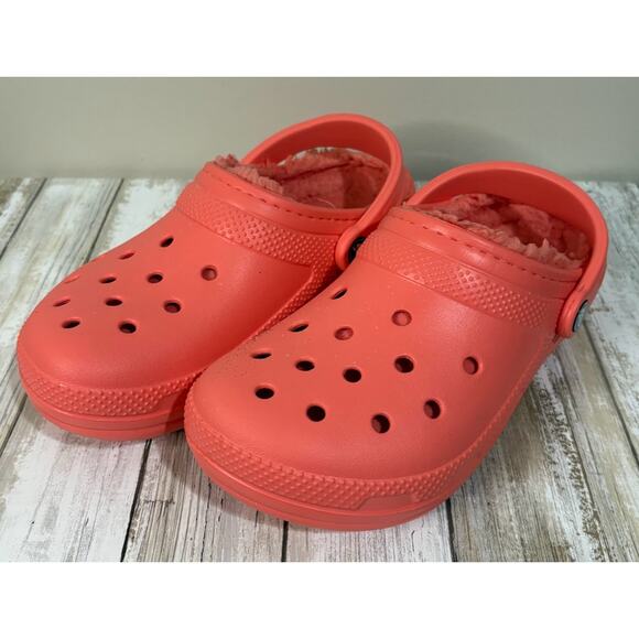 CROCS Women's Fresco Classic Lined Clogs Size 6 - Picture 1 of 9